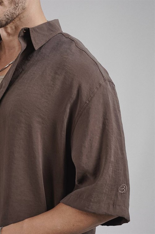 Wholesale Mens Brown Shirt and Pants Set