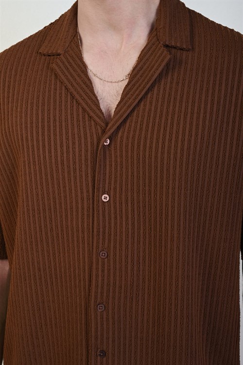 Wholesale Mens Brown Shirt