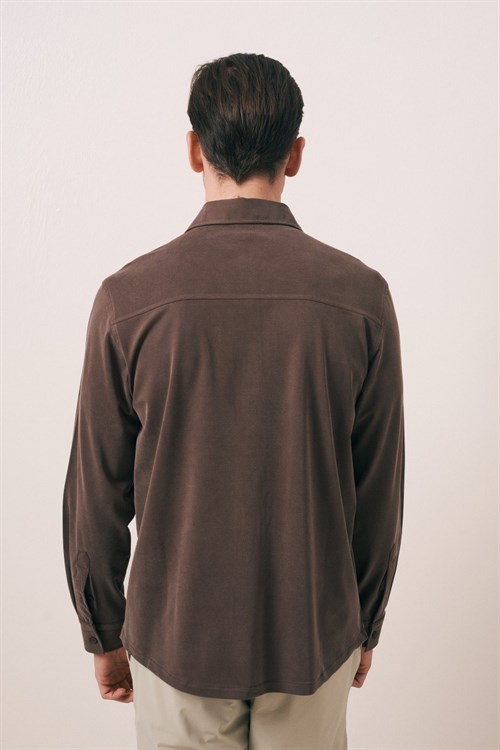 Wholesale Mens Brown Shirt