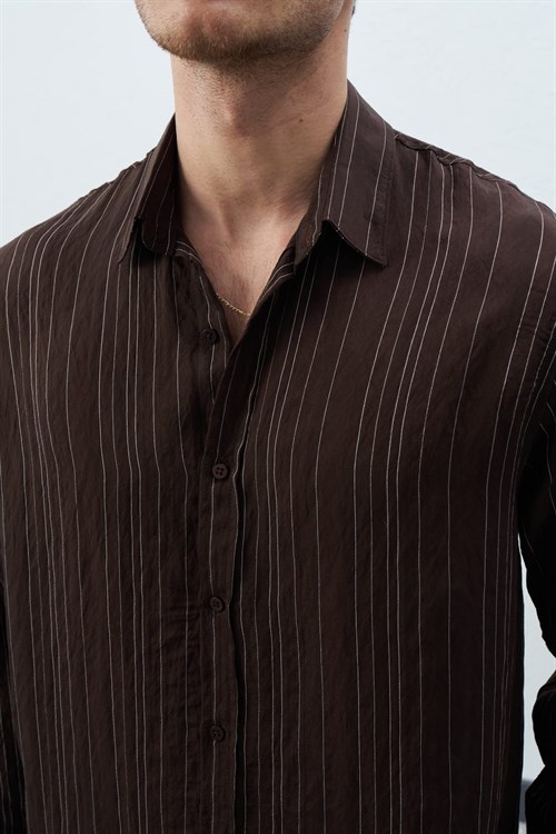 Wholesale Mens Brown Shirt