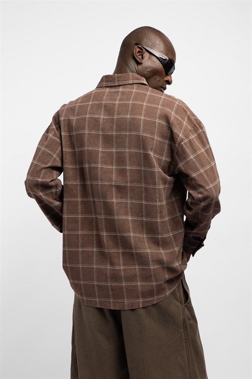 Wholesale Mens Brown Shirt