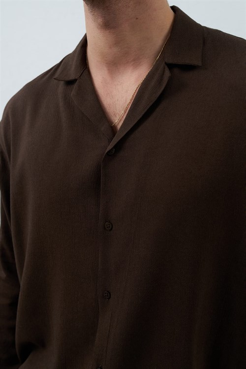 Wholesale Mens Brown Shirt