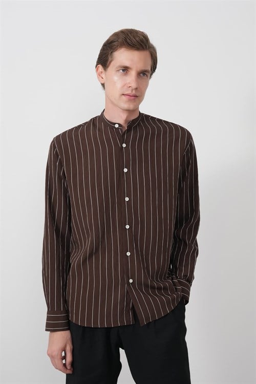 Wholesale Mens Brown Shirt