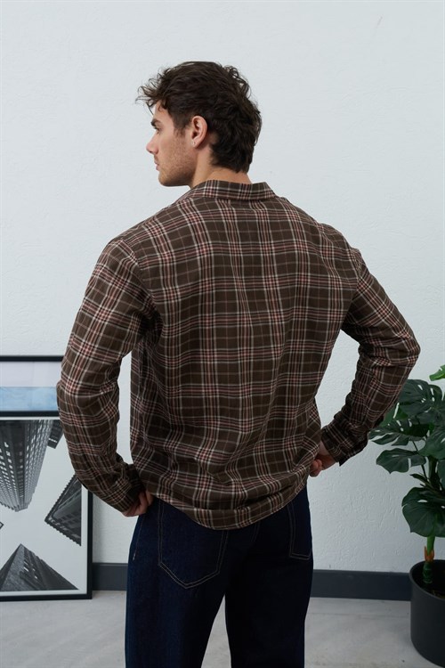 Wholesale Mens Brown Shirt