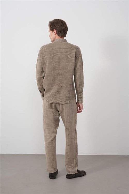 Wholesale Mens Brown Shirt