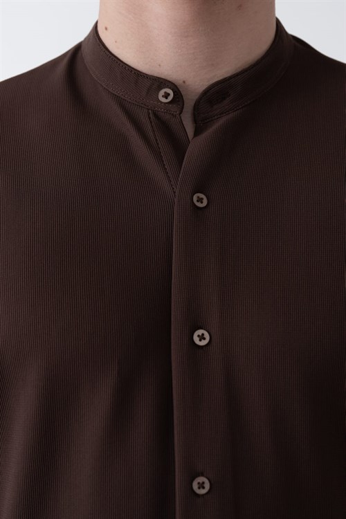 Wholesale Mens Brown Shirt