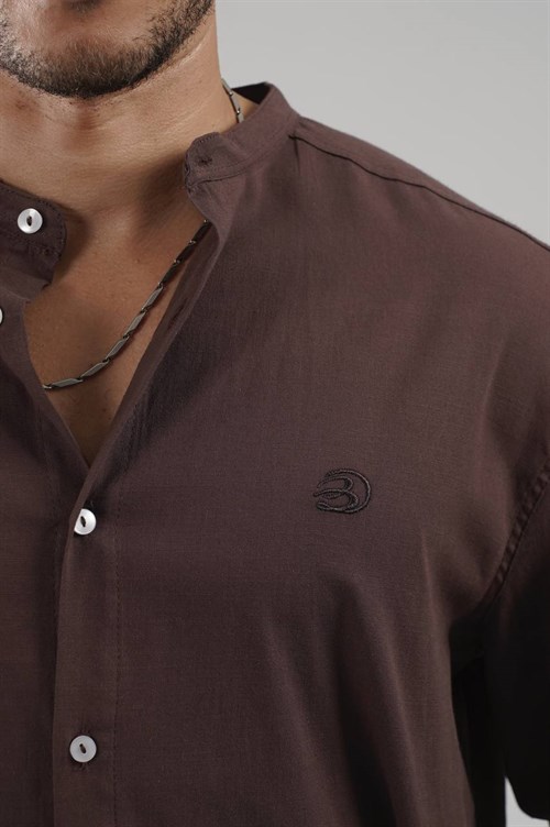 Wholesale Mens Brown Shirt