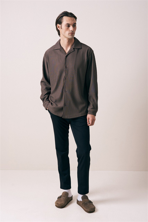 Wholesale Mens Brown Shirt