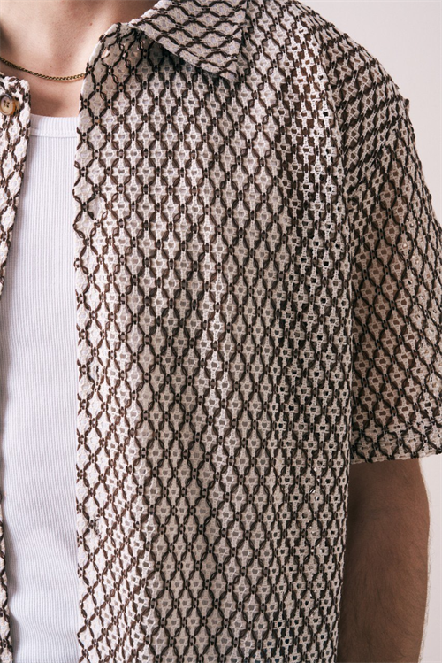 Wholesale Mens Brown Shirt