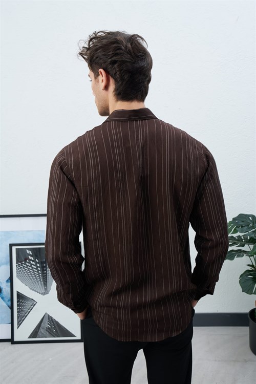 Wholesale Mens Brown Shirt