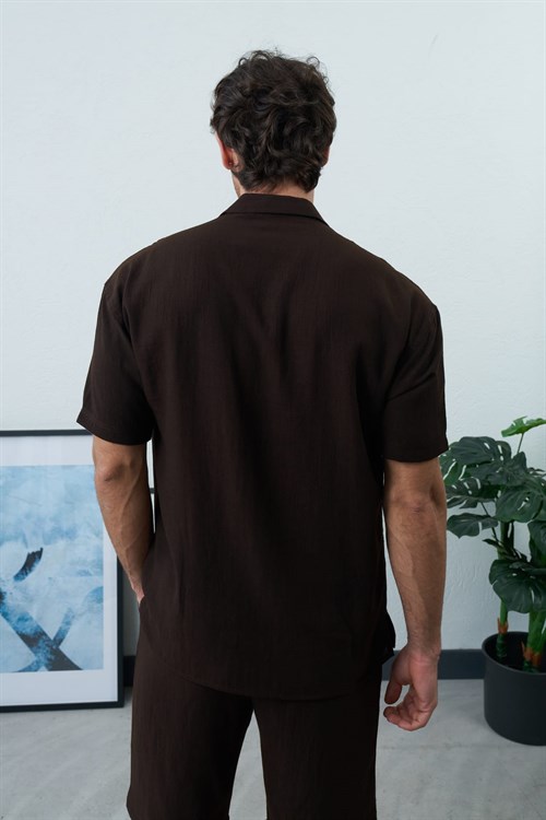 Wholesale Mens Brown Shirt