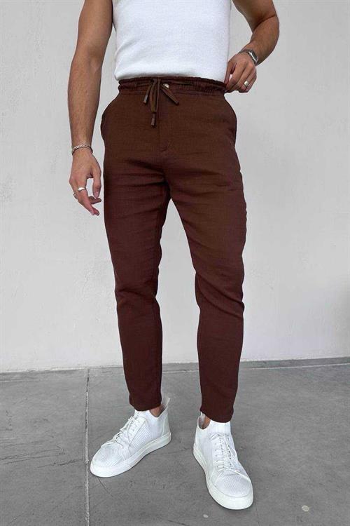 Wholesale Mens Brown Slim Fit Pants