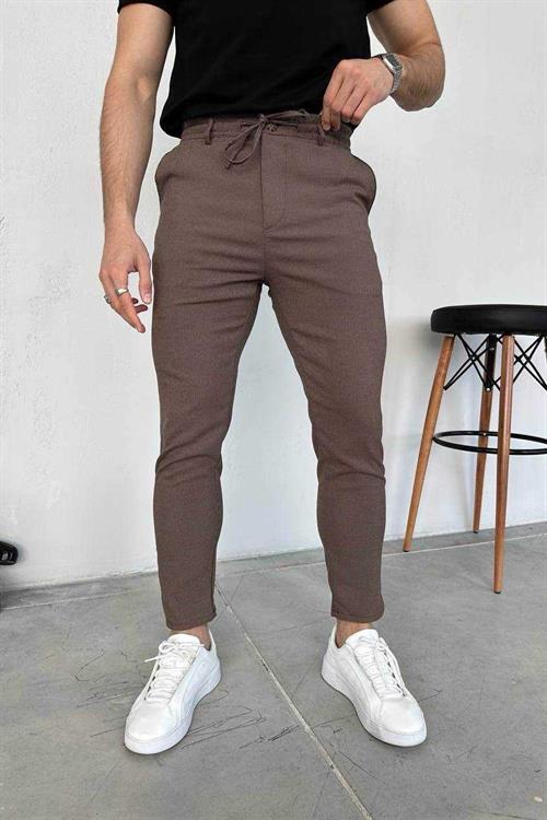 Wholesale Mens Brown Slim Fit Pants