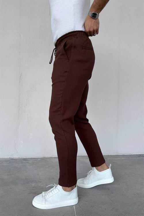 Wholesale Mens Brown Slim Fit Pants