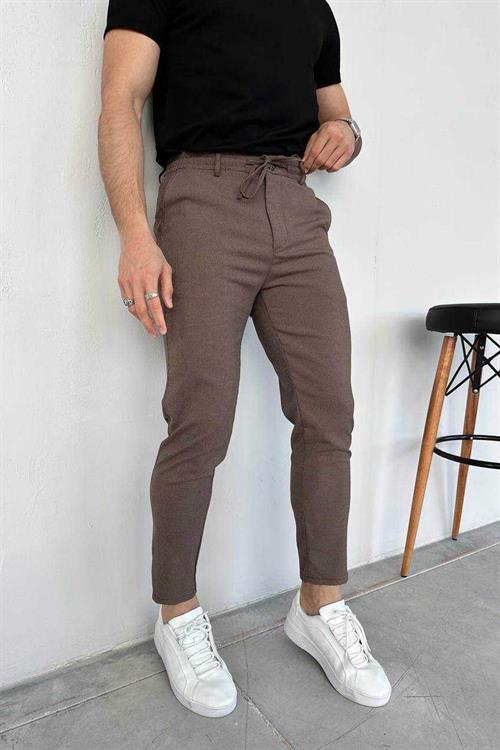 Wholesale Mens Brown Slim Fit Pants