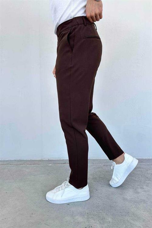 Wholesale Mens Brown Slim Fit Pants
