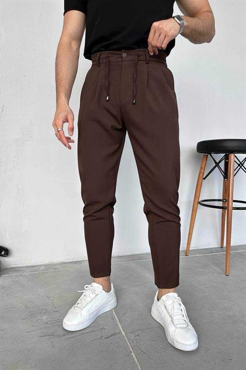Wholesale Mens Brown Slim Fit Pants