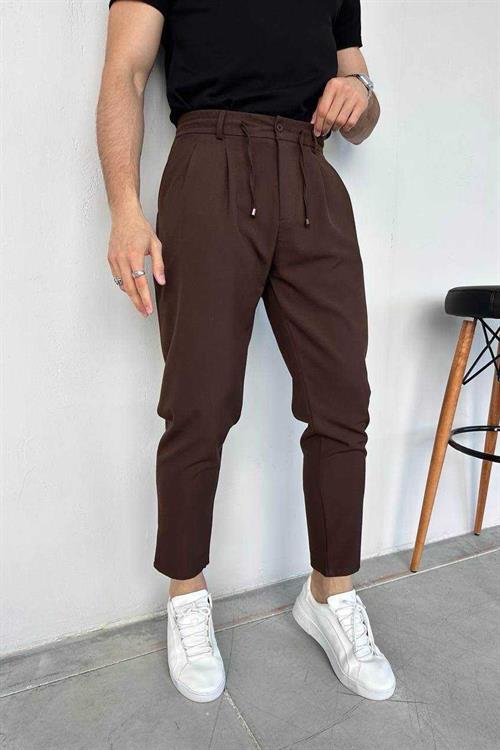 Wholesale Mens Brown Slim Fit Pants