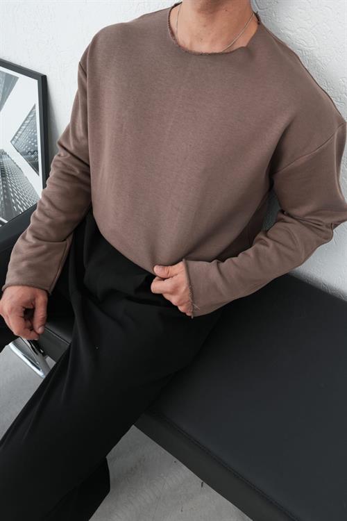 Wholesale Mens Brown Sweatshirt