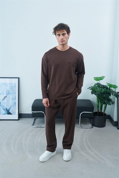 Wholesale Mens Brown Sweatshirt