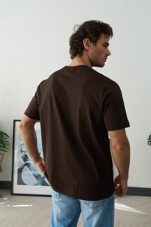 Wholesale Mens Brown T-Shirt