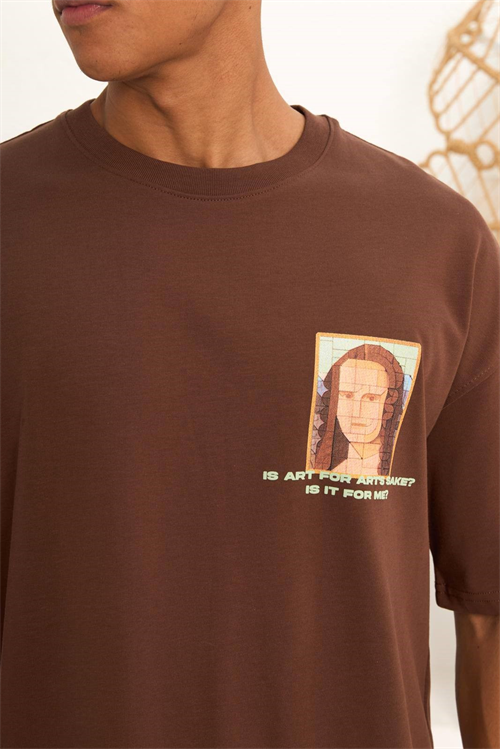 Wholesale Mens Brown T-Shirt