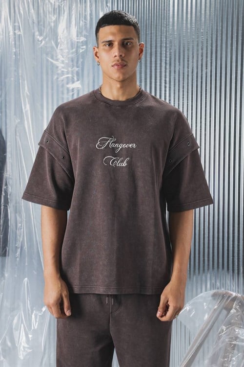 Wholesale Mens Brown T-Shirt 