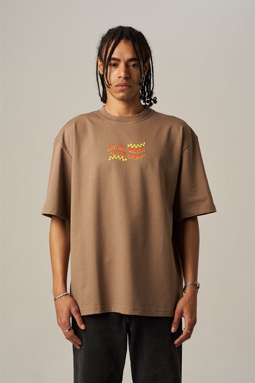 Wholesale Mens Brown T-Shirt