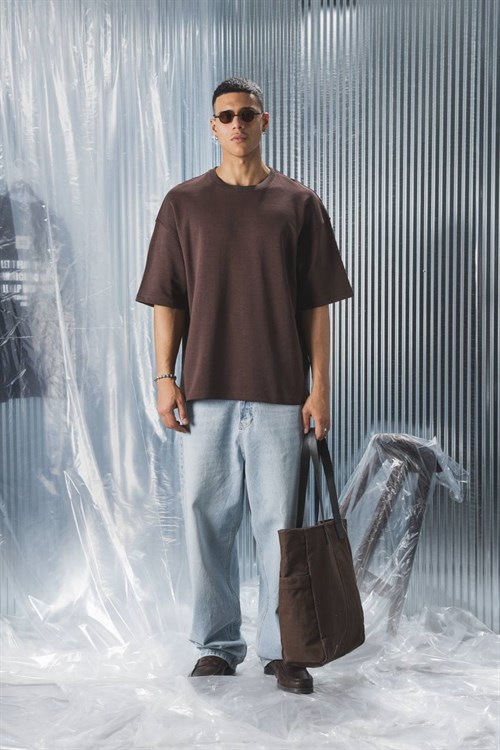 Wholesale Mens Brown T-Shirt 