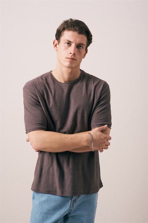 Wholesale Mens Brown T-Shirt