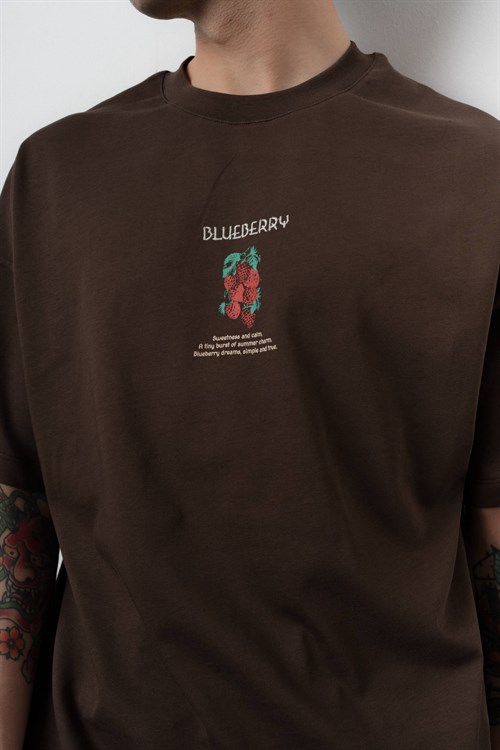 Wholesale Mens Brown T-Shirt