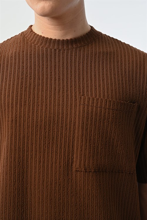 Wholesale Mens Brown T-Shirt