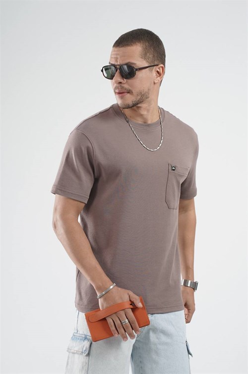 Wholesale Mens Brown T-Shirt