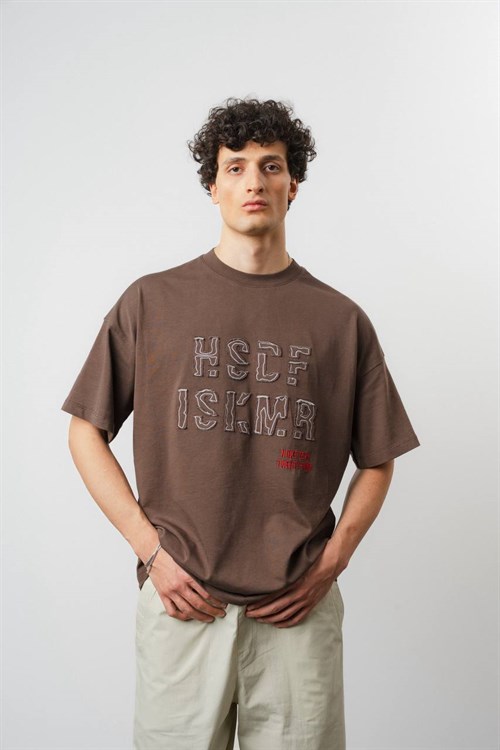 Wholesale Mens Brown T-Shirt