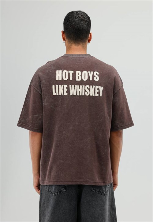 Wholesale Mens Brown T-Shirt
