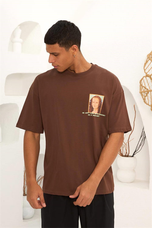 Wholesale Mens Brown T-Shirt