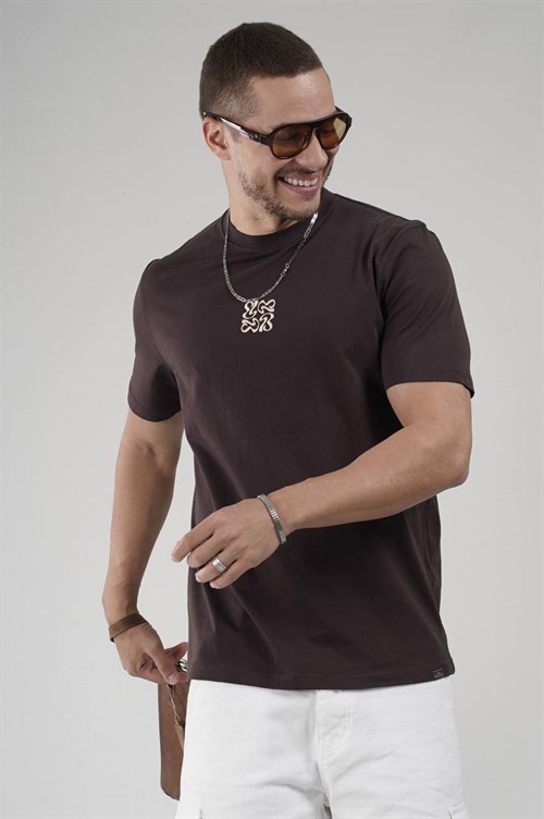 Wholesale Mens Brown T-Shirt