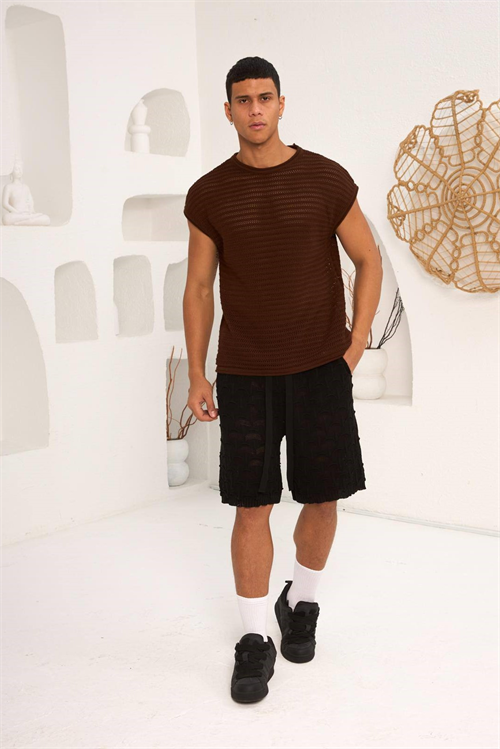Wholesale Mens Brown T-Shirt