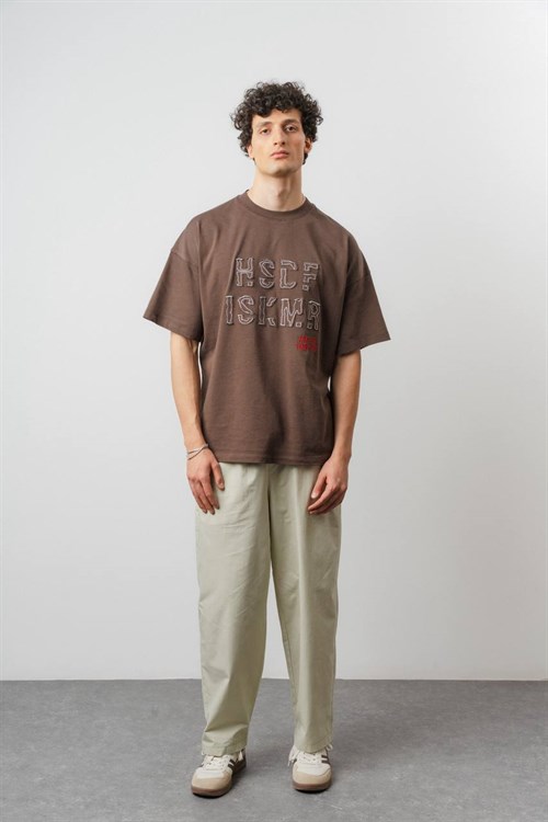 Wholesale Mens Brown T-Shirt