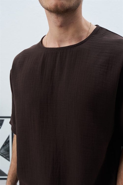 Wholesale Mens Brown T-Shirt