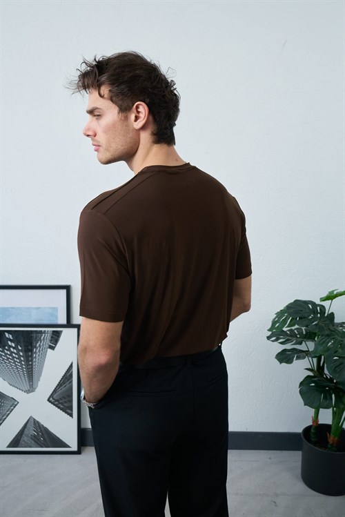 Wholesale Mens Brown T-Shirt