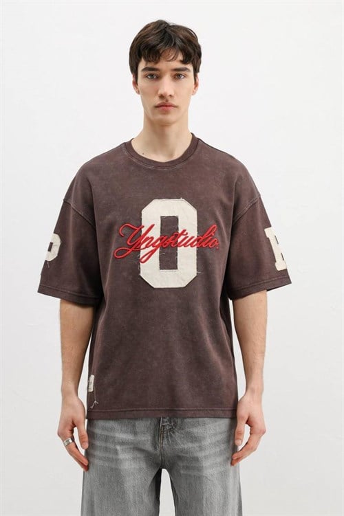 Wholesale Mens Brown T-Shirt