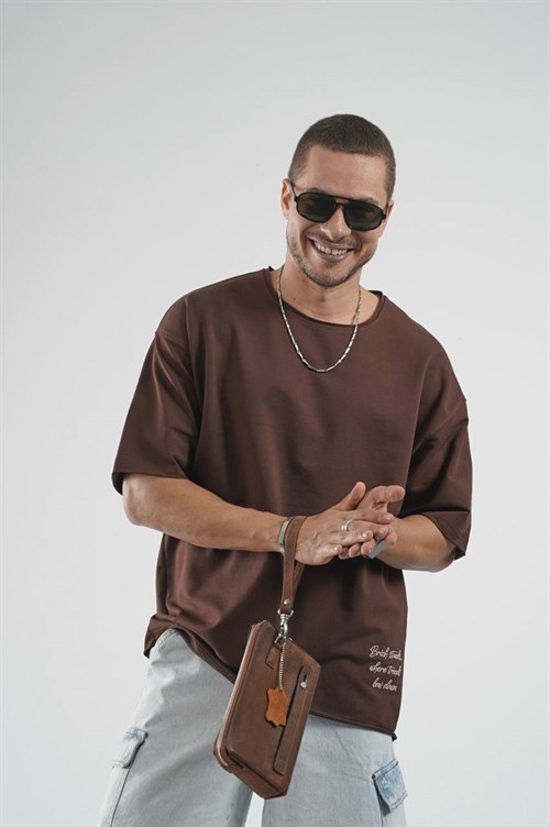 Wholesale Mens Brown T-Shirt
