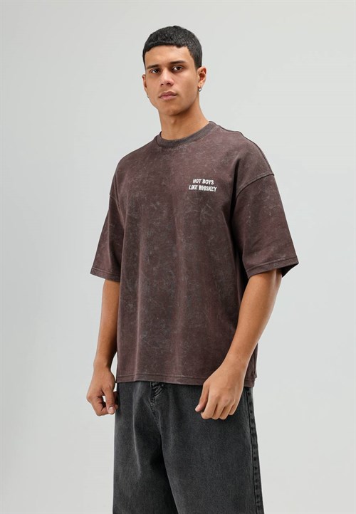 Wholesale Mens Brown T-Shirt