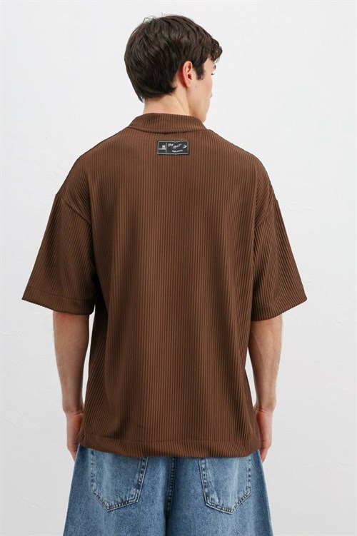 Wholesale Mens Brown T-Shirt