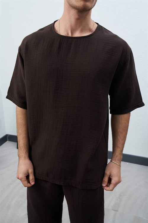 Wholesale Mens Brown T-Shirt