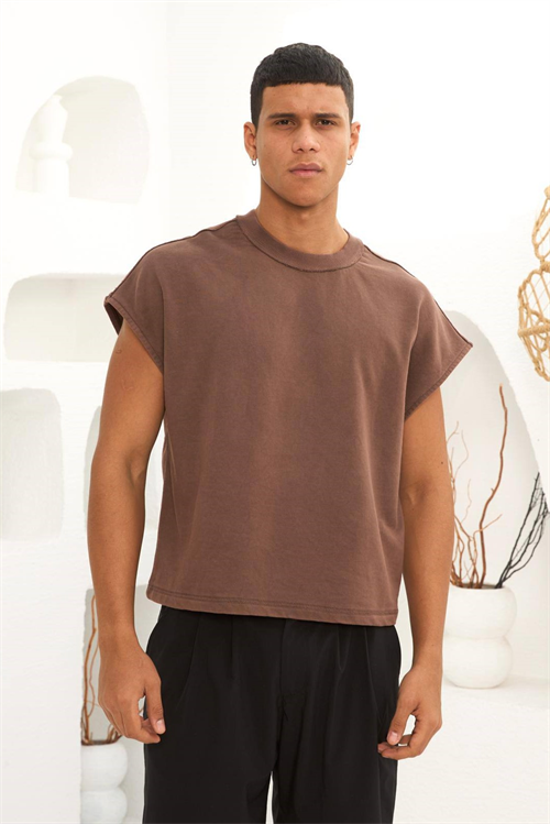 Wholesale Mens Brown T-Shirt