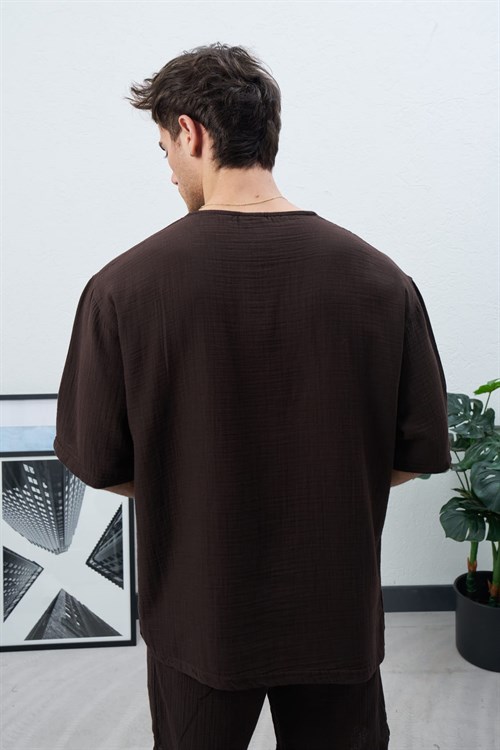 Wholesale Mens Brown T-Shirt
