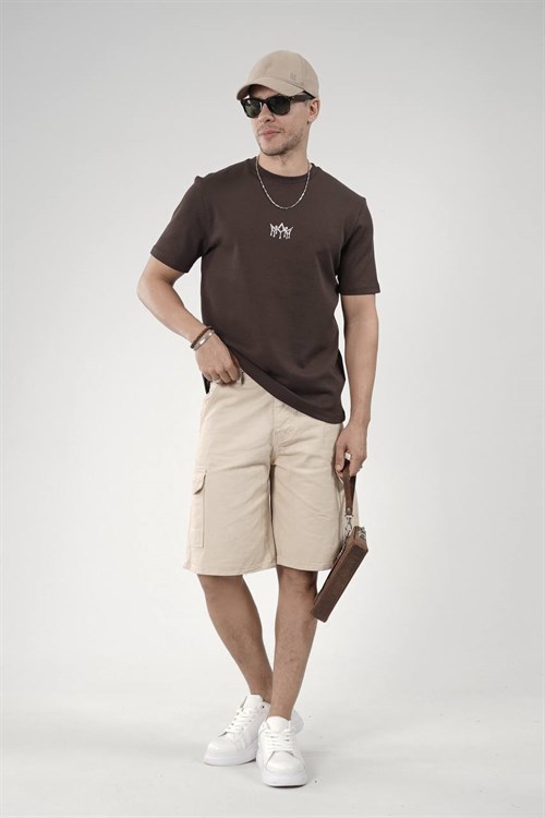 Wholesale Mens Brown T-Shirt