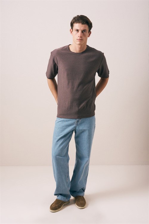 Wholesale Mens Brown T-Shirt